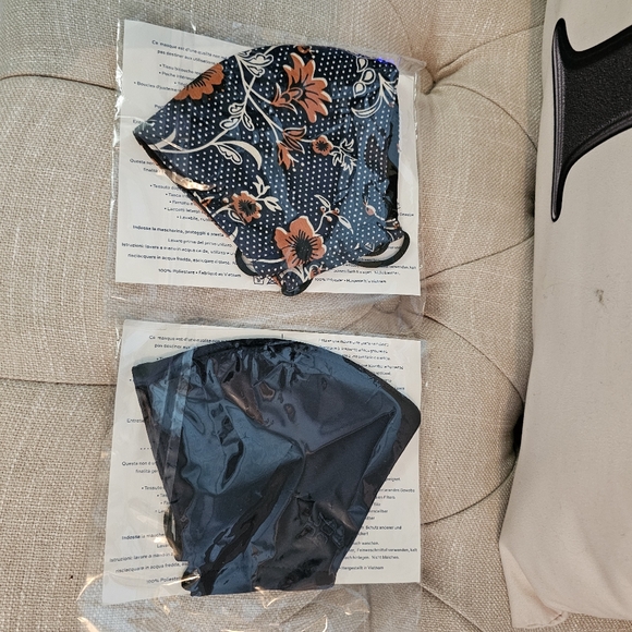 Tory Burch Accessories - TORY BURCH 2 FACE MASKS NIP!